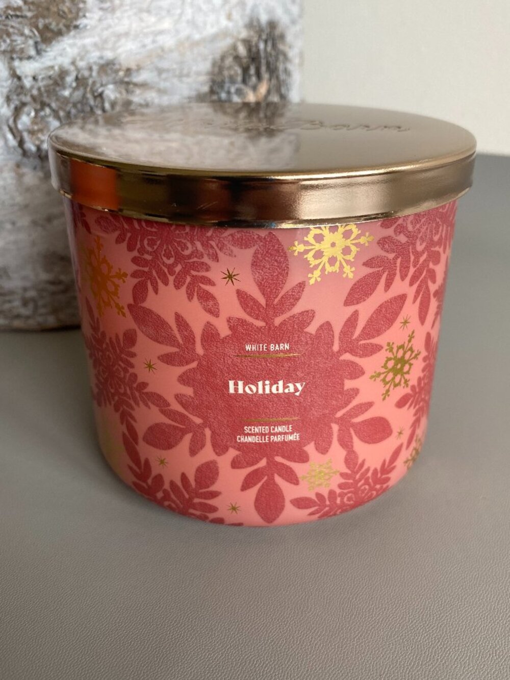 Bath & Body Works White Barn 3 Wick Candle Bundle Salted Caramel + Holiday - Picture 3 of 8